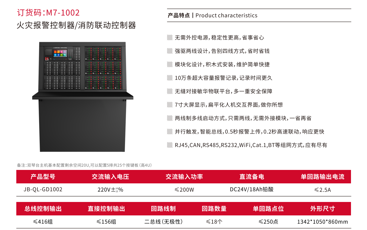 消防琴台主机尺寸