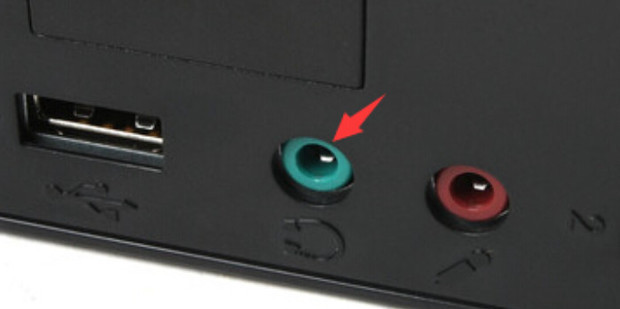 主机耳机孔后面可以听到声音