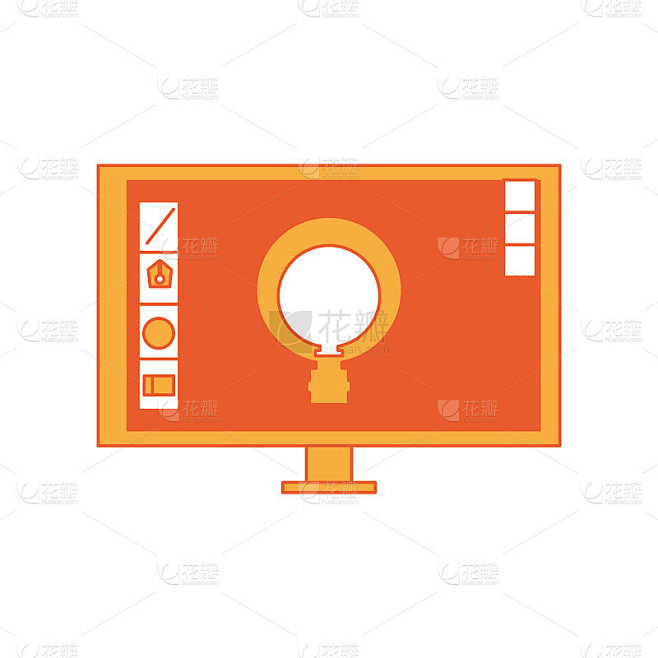 电脑主机启动了显示屏有图标