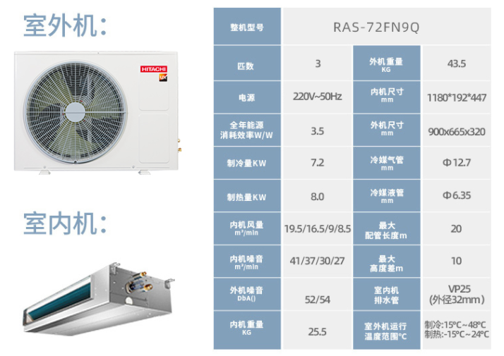 空调一台主机拖几个房间好吗