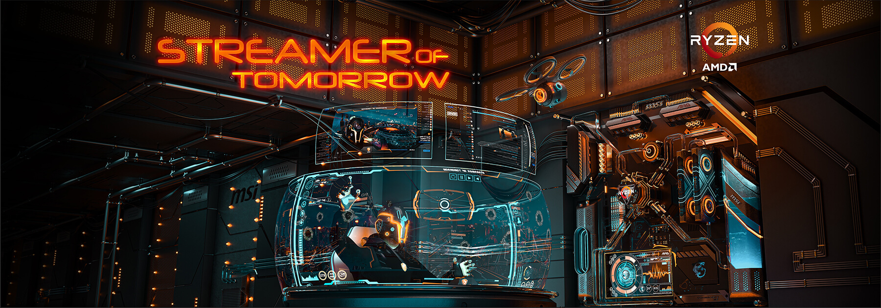 主播用泰坦主机直播