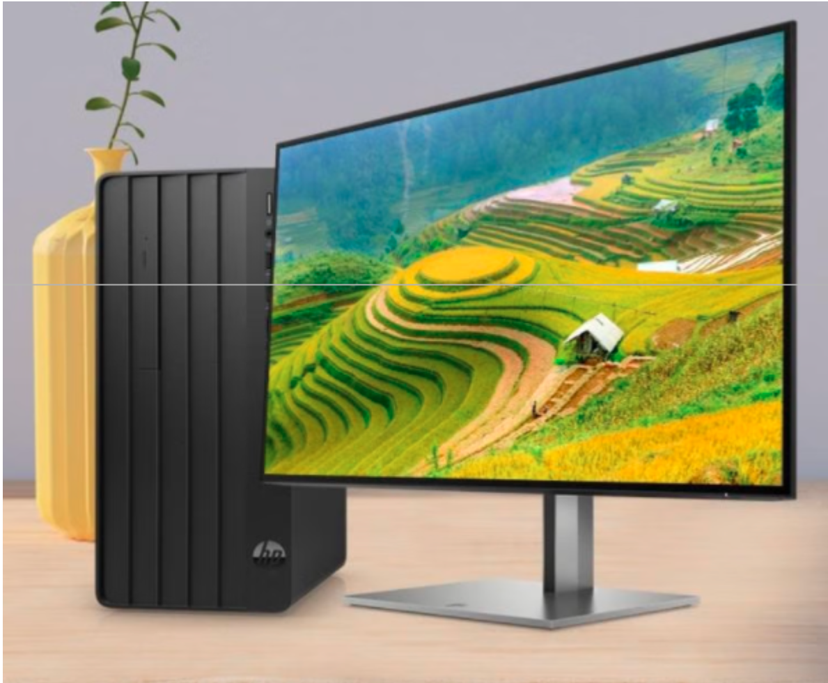 惠普台式机主机不显示器