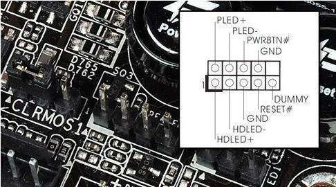 普惠电脑主机怎么插线
