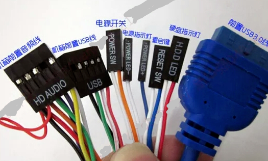 技嘉主板主机开关接线