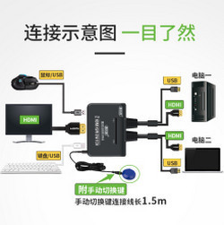 一个主机两台显示器怎么显示