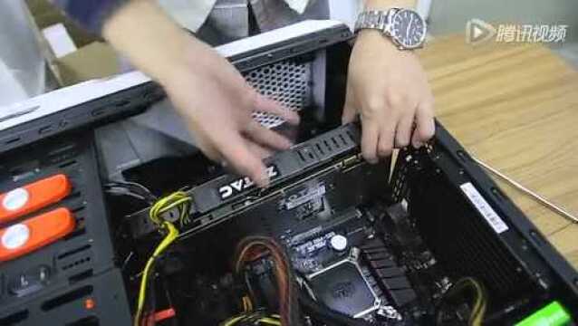 台式主机显卡拆卸视频