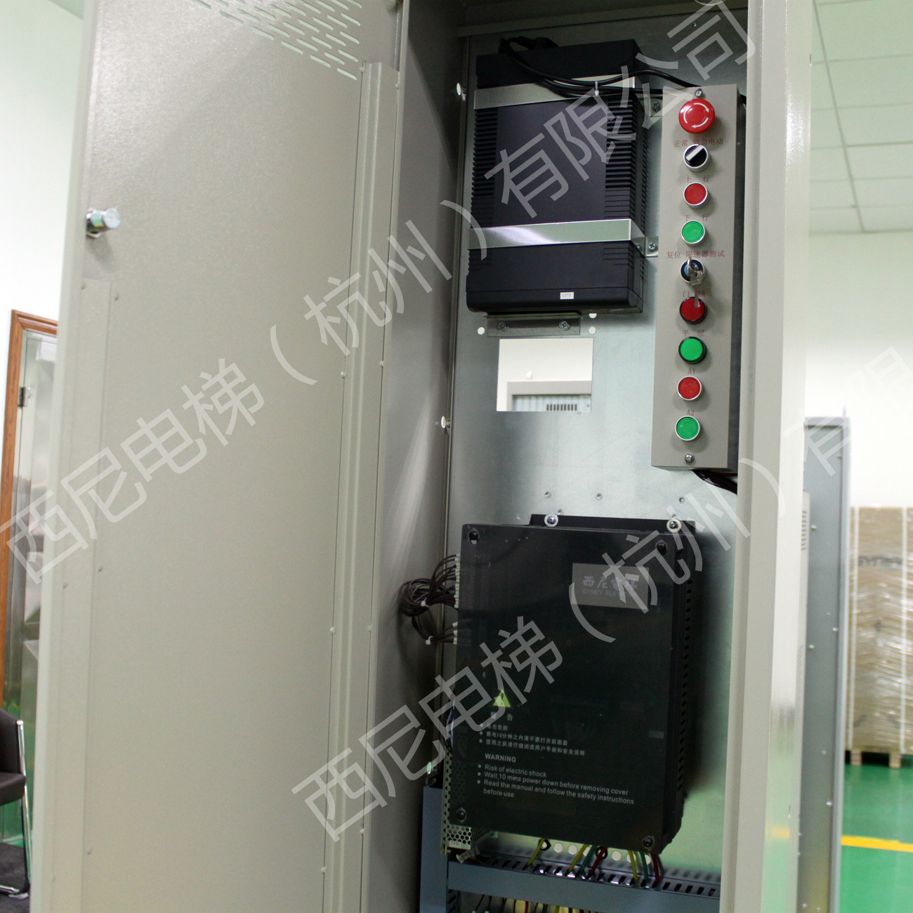 巨人通力无机房主机松闸拉杆