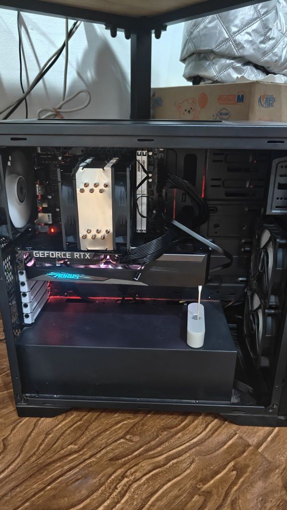 主机机箱横放温度低