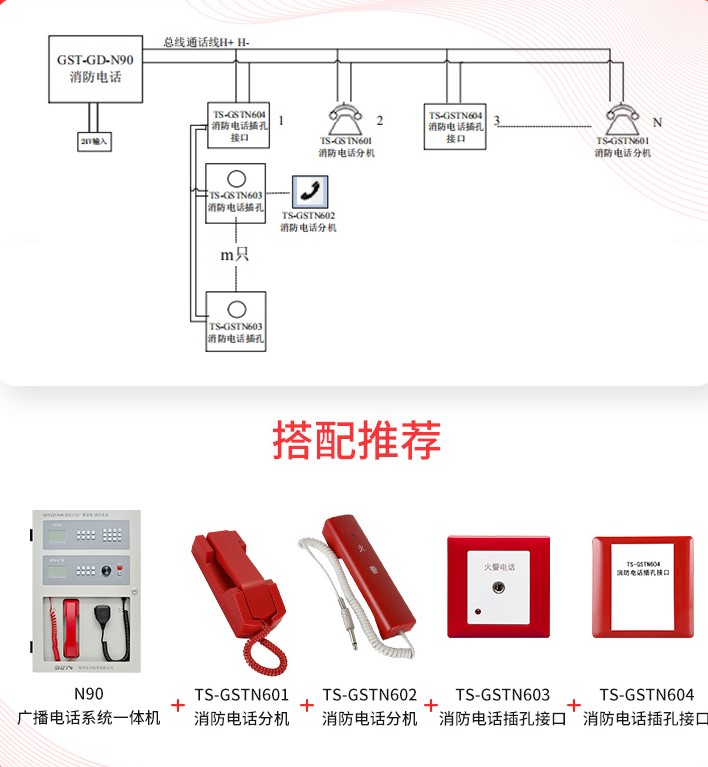 海湾消防电话主机闪烁