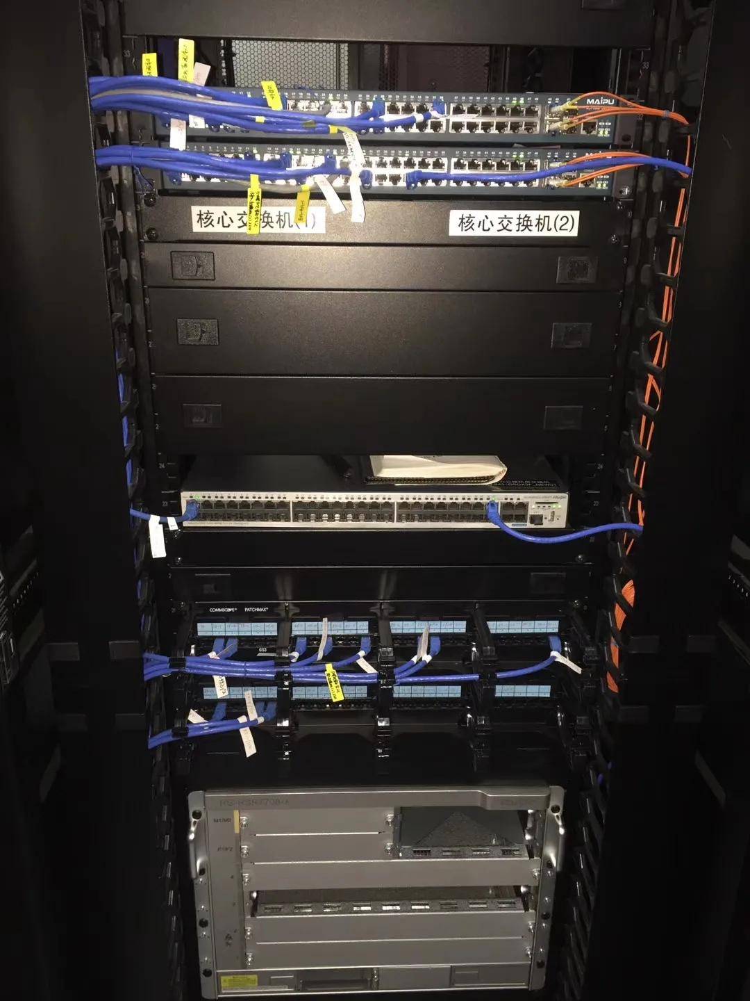 交换机和主机等为中央结点