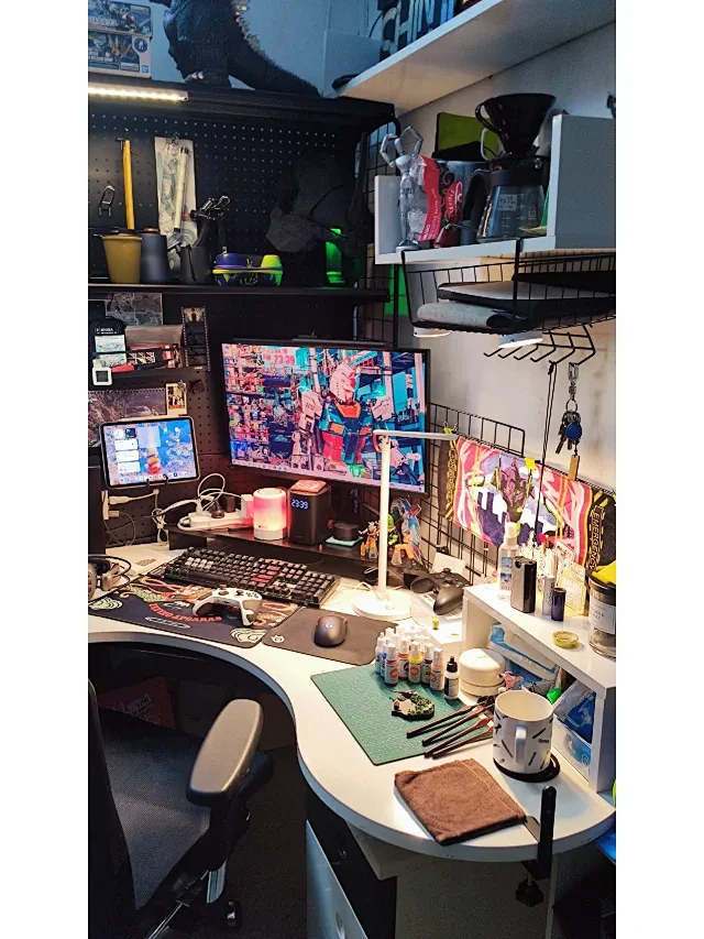 多部游戏主机摆放