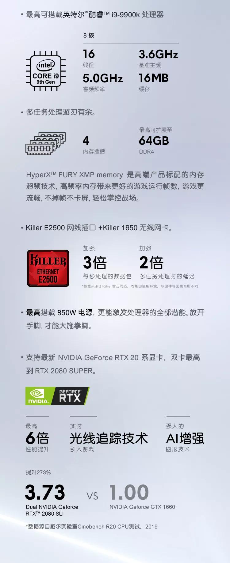 外星人主机具体配置