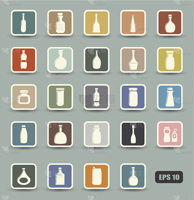 电脑主机一个瓶子图标是什么