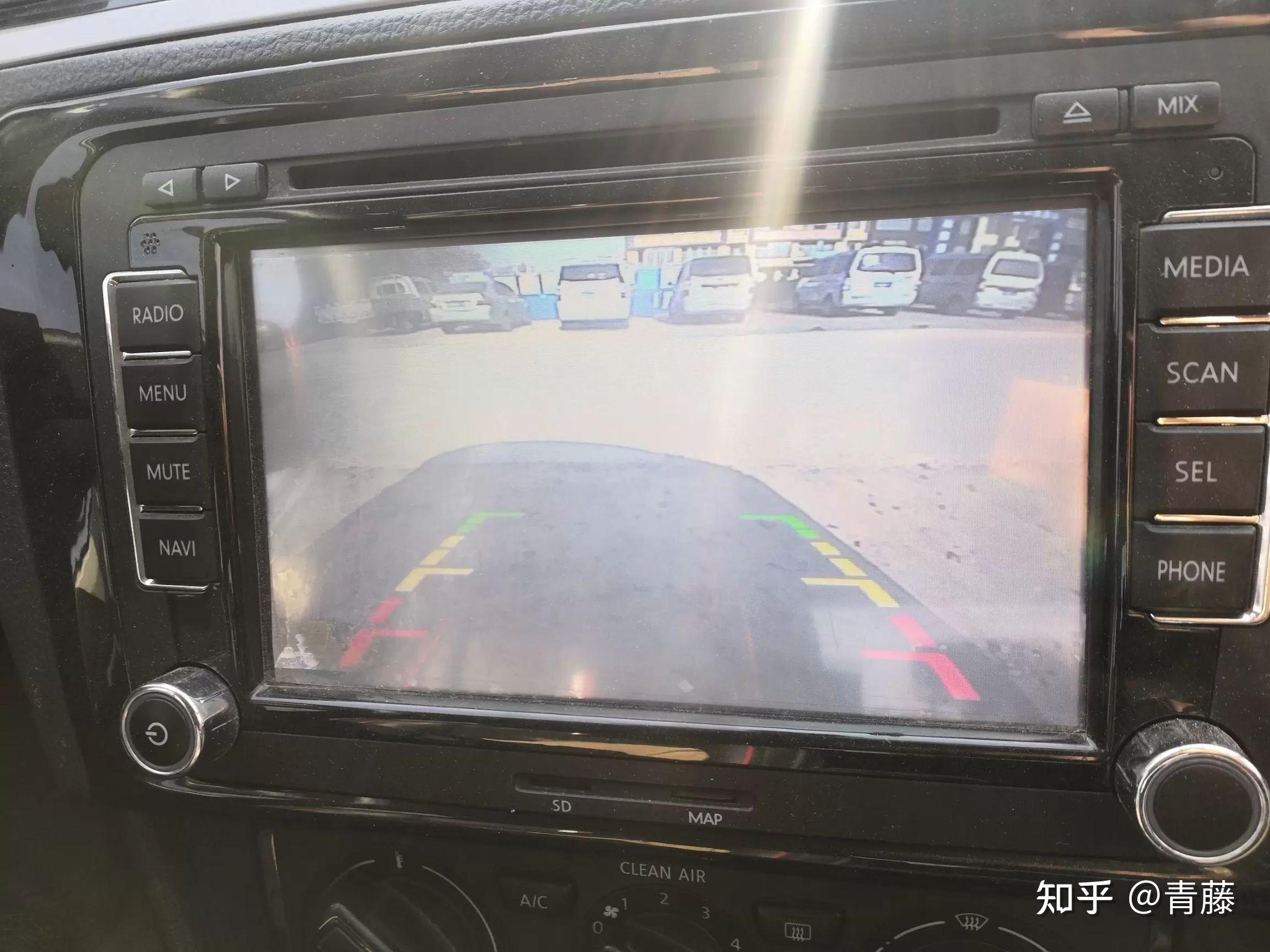 途观更换导航主机后倒车影像