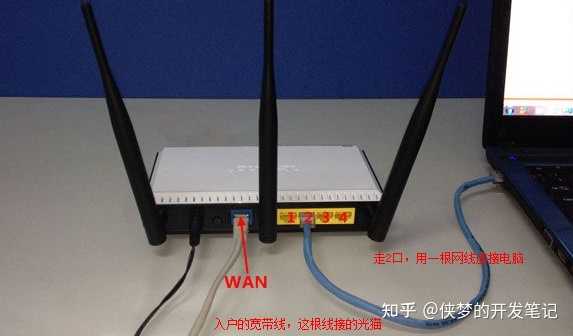 电脑主机与路由器怎么接线