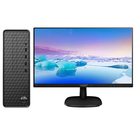 惠普台式机主机不显示器