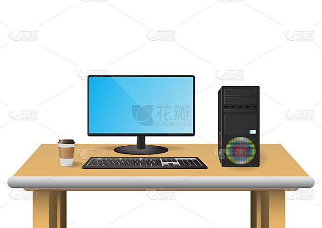 电脑主机放电脑桌厨子里