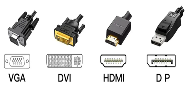 主机上面的显示器接口