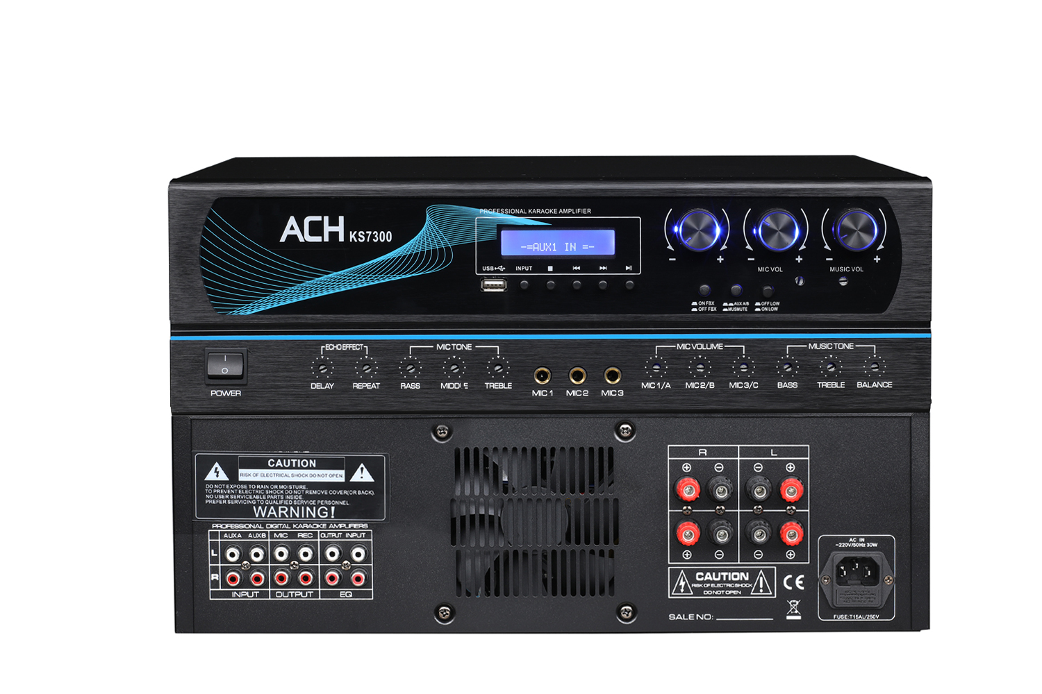 功放机和电脑主机怎样链接