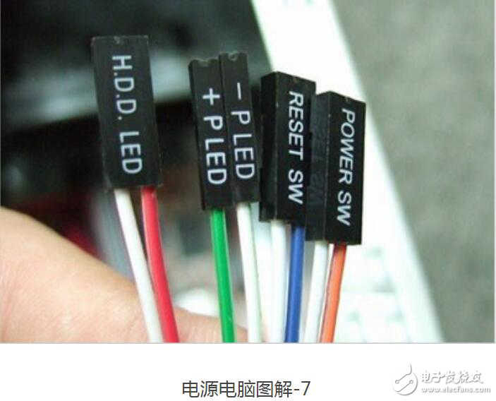 威盛主机电源线怎么接