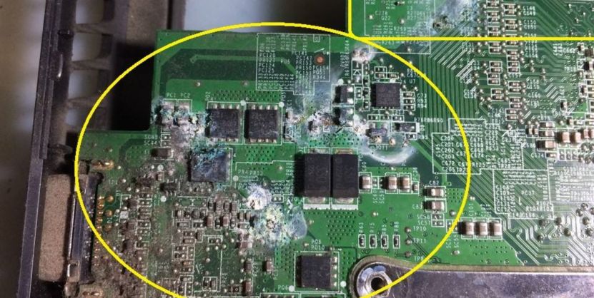 电脑主机被雨淋很久能不能用