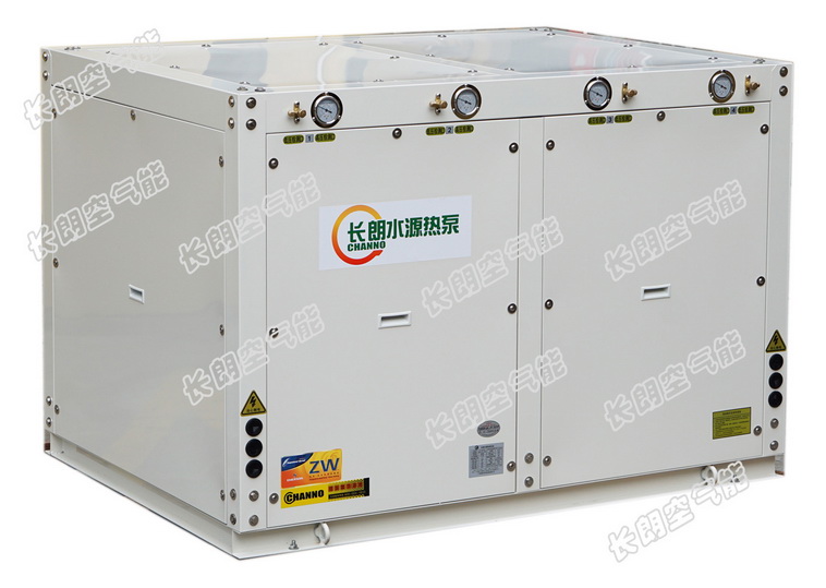 水源热泵主机组装视频