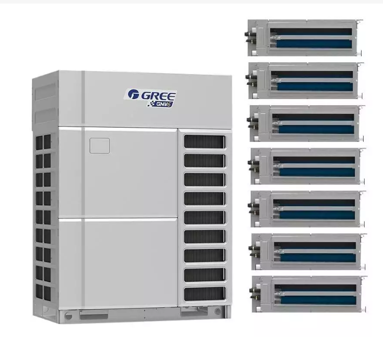 空调一台主机拖几个房间好吗