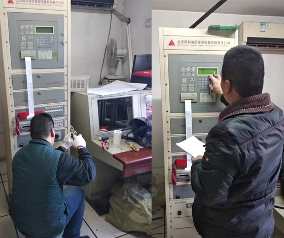 消防调试主机开什么模式