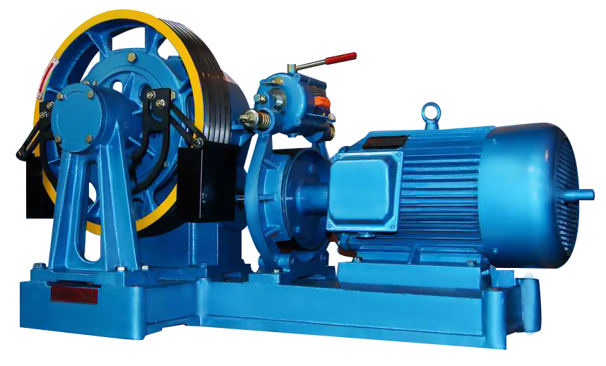 日立电梯曳引主机