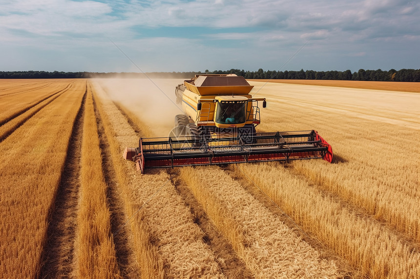 收割机机器主机