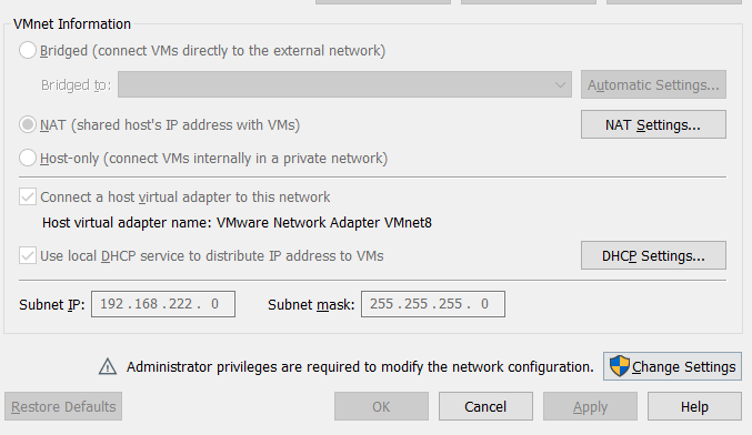 开虚拟机主机就断网