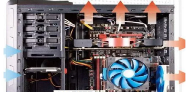 主机机箱横放温度低