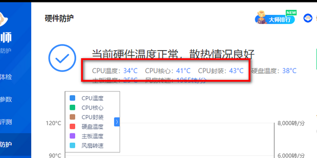 如何查看主机电源温度