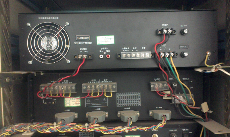 海湾主机电话盘接线